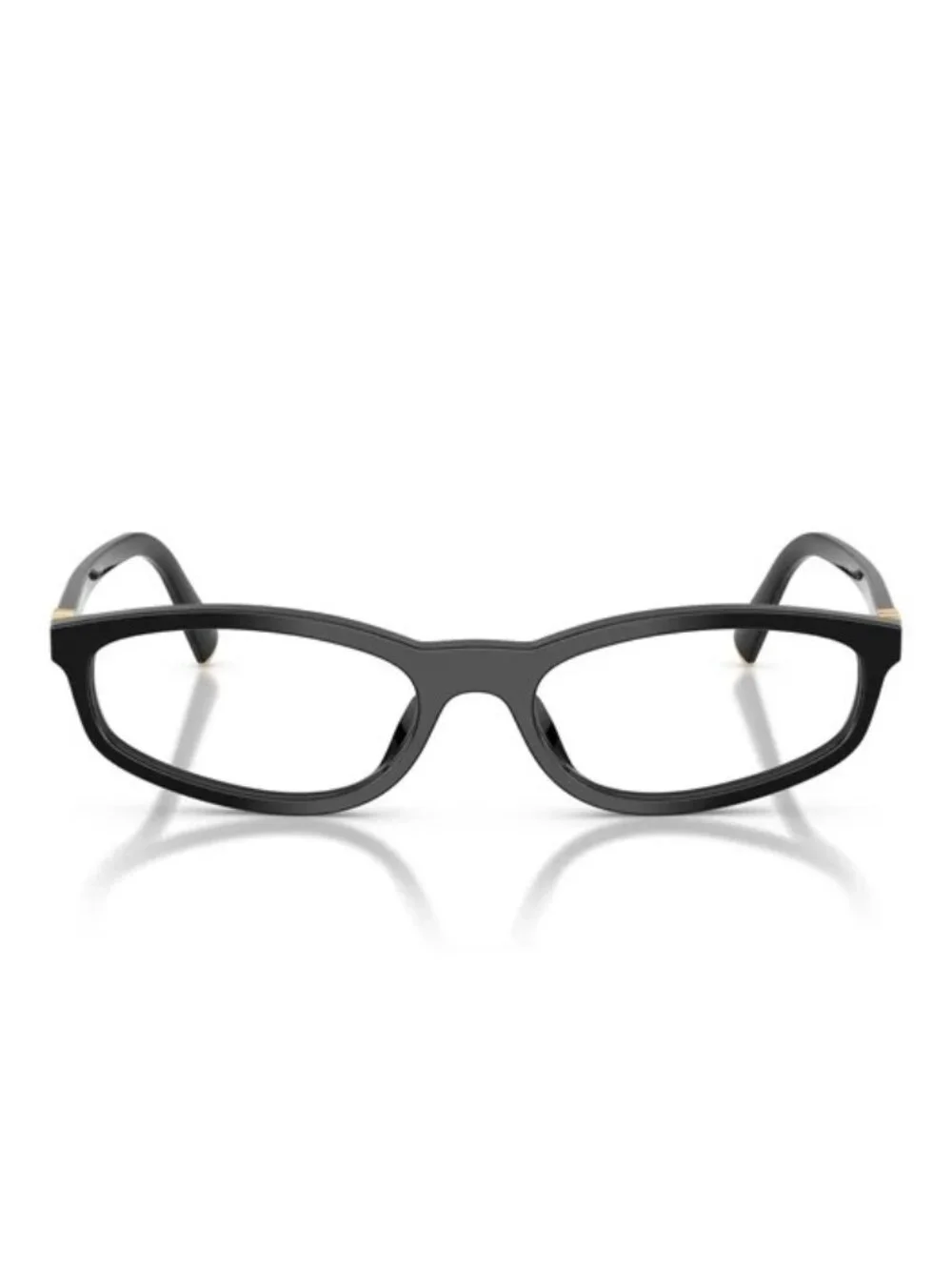 NWT MU01ZV Miu Miu Black Eyeglasses MU 01ZV 16K1O1